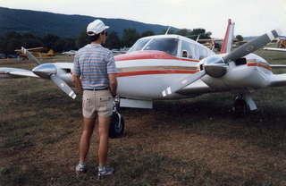 Lock Haven -- Andy Poulter and an airplane