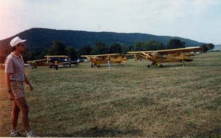 Lock Haven -- Andy Poulter and an airplane