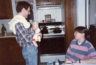 Mott and Sally Wright with baby Dek
