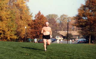 CHS XC 1988 -- lunch Adam, Joe Trautwein