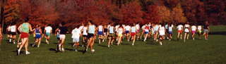 Shore AC XC -- start running away at Holmdel Park