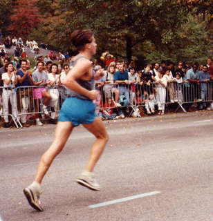 Shore AC XC -- Bill Nealon finishing