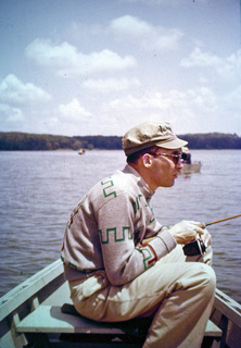 Philip E. Rosenberg slides -- Phil fishing