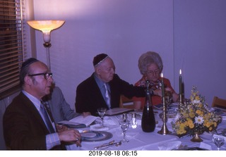 26 01v. Philip E. Rosenberg slides -- seder - Dave, Mort, Anna