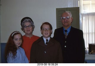 127 01y. Philip E. Rosenberg slides -- Adam's Bar Mitzvah - Betsy, Minnie, Adam, Morris