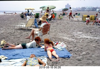 145 01z. Philip E. Rosenberg slides -- beach - Adam and Betsy