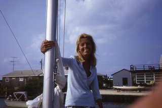 Philip E. Rosenberg slides - Long Beach Island - Loveladies Harbor - boat + Madeleine