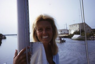 Philip E. Rosenberg slides - Long Beach Island - Loveladies Harbor - boat + Madeleine