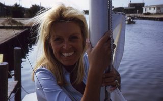 Philip E. Rosenberg slides - Long Beach Island - Loveladies Harbor - boat + Madeleine