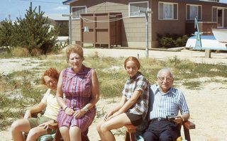 Philip E. Rosenberg slides - Long Beach Island - Loveladies Harbor + Adam, Horty, Betsy, Morris