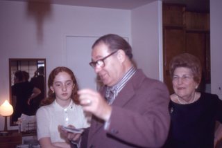 Philip E. Rosenberg slides seder + Betsy, Rusty, Horty