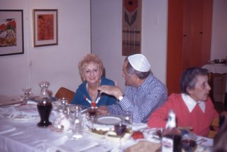 102 024. Philip E. Rosenberg slides seder - Minnie, Dave, Rose