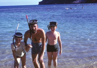 Philip E. Rosenberg slides - Hawaii + Betsy, Philip, Adam