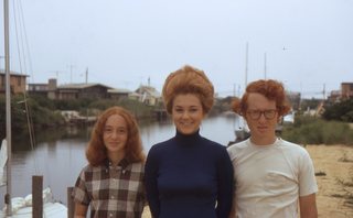 Philip E. Rosenberg slides - Long Beach Island - Loveladies Harbor + Betsy, Peggy, Adam