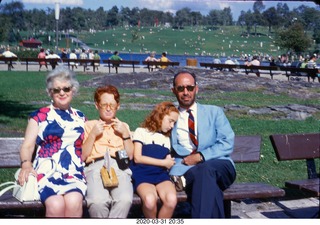 Philip E. Rosenberg slides park + Betsy, Adam, Peggy, Derek