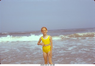 Betsy at the beach