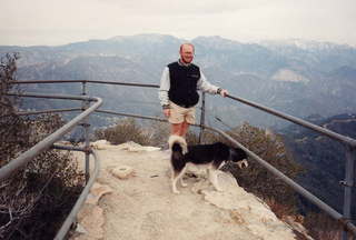 Pasadena -- Adam and dog Sierra