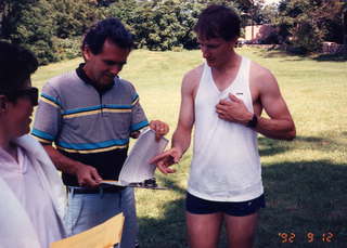 CHS XC 1992 -- after the race