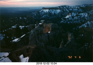 Bryce Canyon 1991 -- Adam