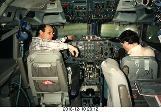 B727 simulator - Larry and Darryl