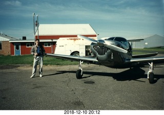 old airplane (Luscomb?)