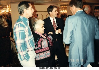 AMPS Dick Frenkiel dinner - Bob Schoenweisner + Charlene Paull + Lee Brown