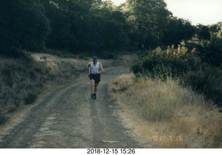 run in California hills + Adam