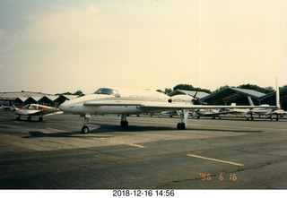 my airplane N4372J (behind the Beech Starship)