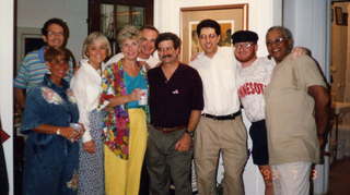 Jeff Bottger party, Jeff, Barbara, Lori, Maria, Jeff, Don, J, Adam, and Betty