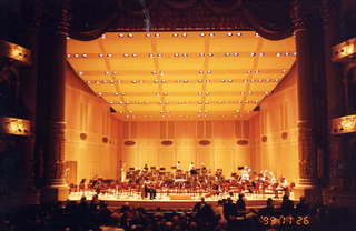 Andy Perch at the Academy of Music in Philadelphia