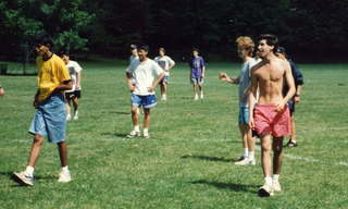 CHS XC 1993 -- Coach Sexton and Adam