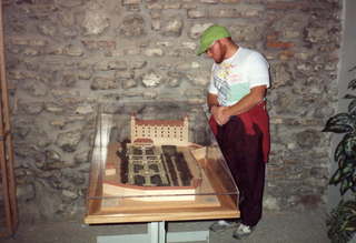 Adam at Castle exhibit