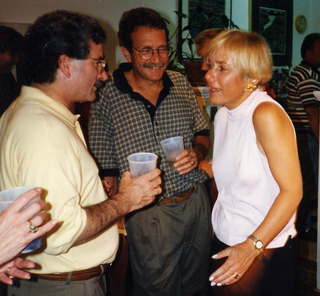 Jeff Bottger's party -- Don Magee, Jeff and Lori Sadwith