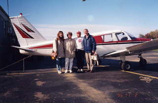 N4372J, Magda, Maria, Adam, and Teo at College Park