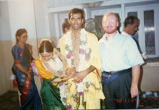 Satish & Geeta wedding in Madras, India - Satish and Adam