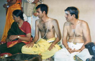 Satish at his wedding 1998