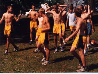 CHS XC 1998 -- Coach Sexton and Joe Trautwein