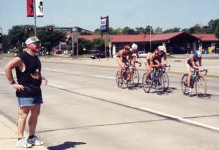 Las Colinas Adam and cyclists 2