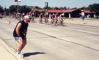 Las Colinas Adam and cyclists