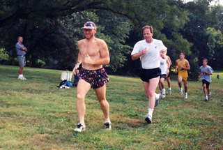 121 431. CHS XC, Adam and Andy running