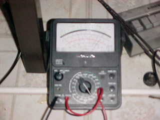 voltmeter, blurry