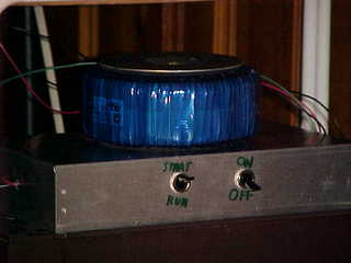 Homebuilt Linn power supply, close up