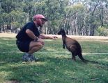 Adelaide, Adam and kangaroo 7