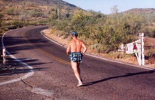 157 4rg. Phoenix, Adam running at South Mountain Park 1