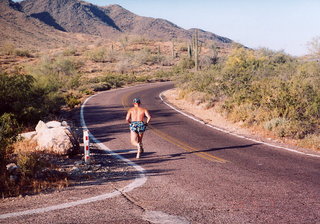 158 4rg. Phoenix, Adam running at South Mountain Park 2