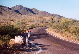 159 4rg. Phoenix, Adam running at South Mountain Park 3