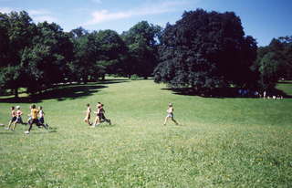 Atlanta Silver Comet Trail run  - starting stone
