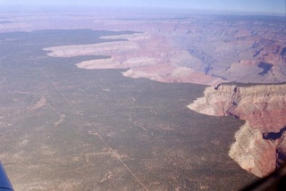 9 4wa. Grand Canyon rim -- aerial