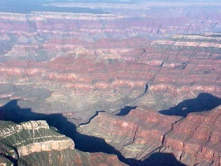 55 521. Grand Canyon north wall 4 -- aerial