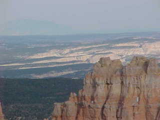 Bryce Canyon island plateau and hoodoos